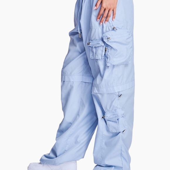 Light Blue Cargo Pants - Picture 2 of 4